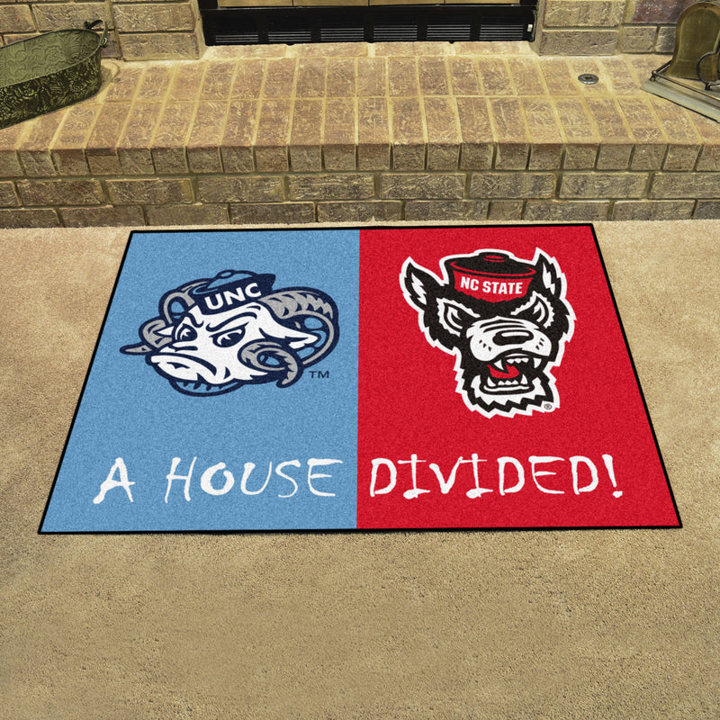 House Divided - North Carolina / NC State Collegiate Mat