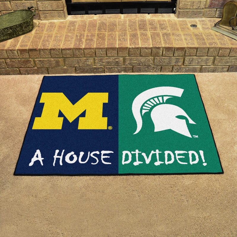 House Divided - Michigan / Michigan State Collegiate Mat