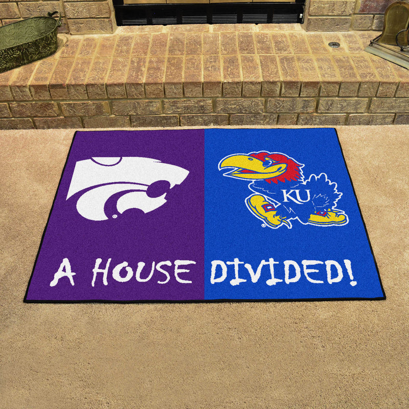 House Divided - Kansas / Kansas State Collegiate Mat