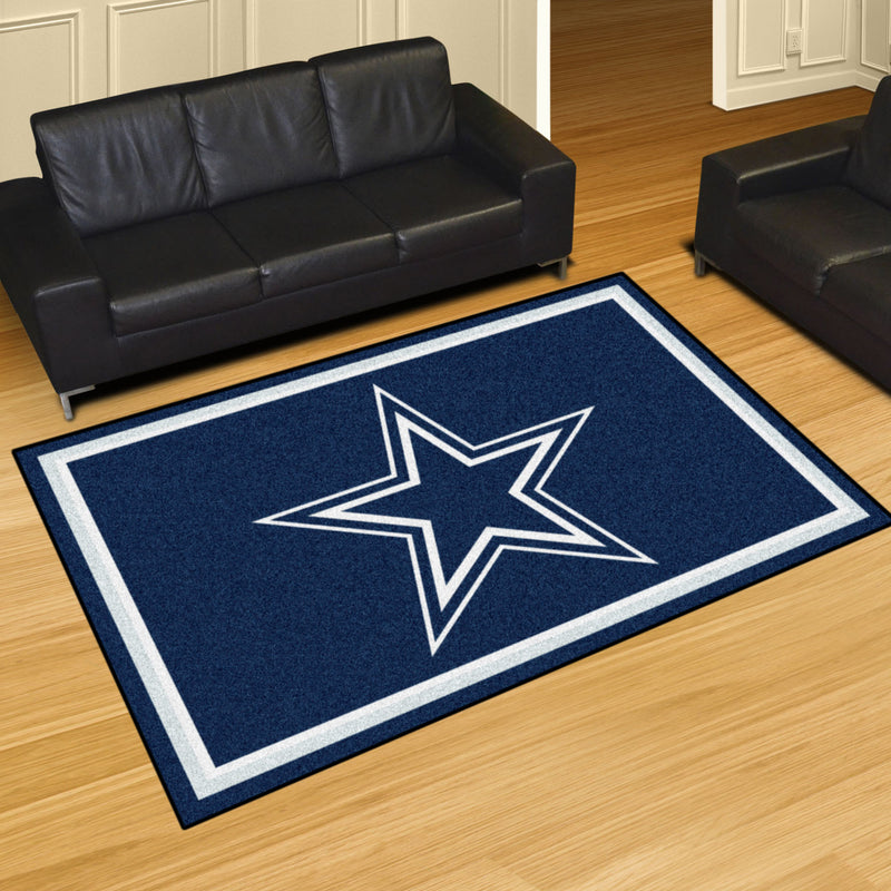 Dallas Cowboys NFL 5x8 Plush Rugs