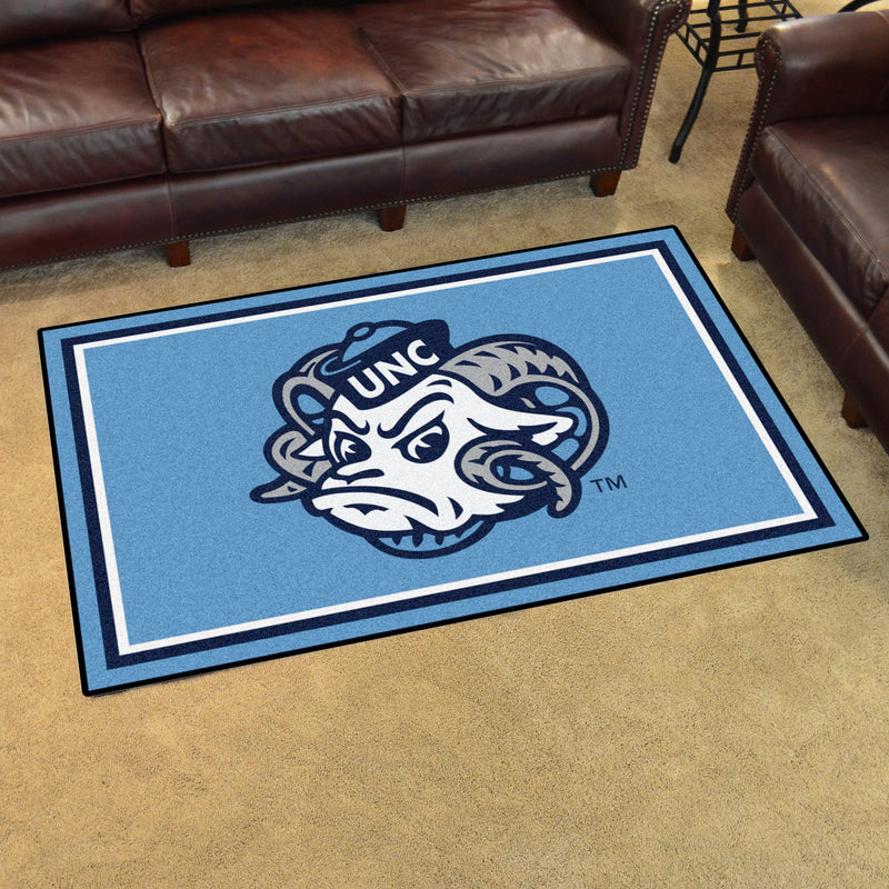 University of North Carolina Chapel Hill Collegiate 4x6 Plush Rug