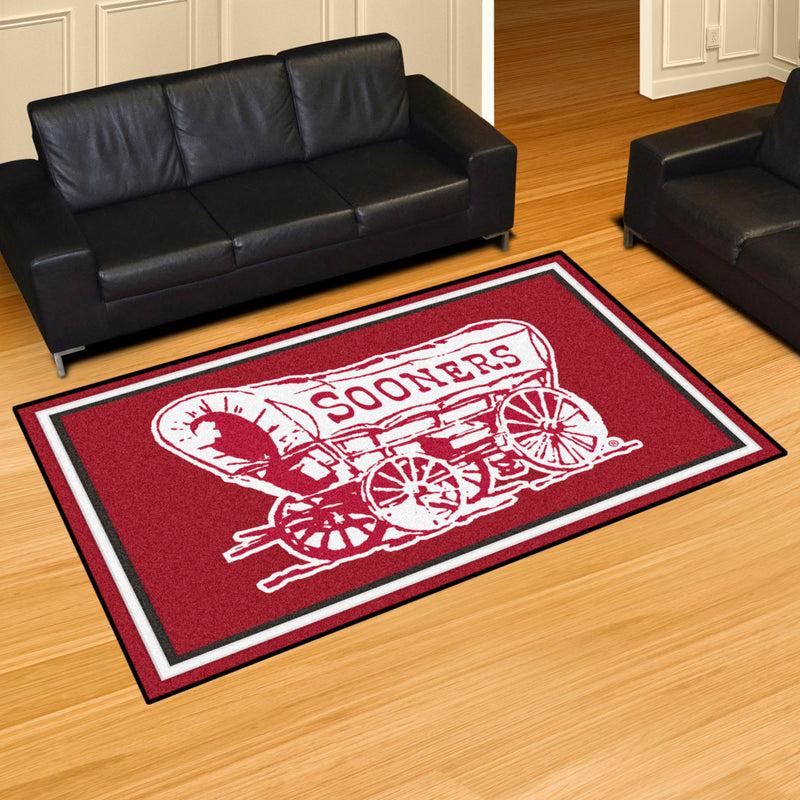 University of Oklahoma Sooners Collegiate 5x8 Plush Rug