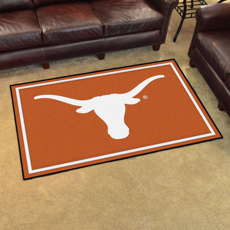 University of Texas Collegiate 4x6 Plush Rug