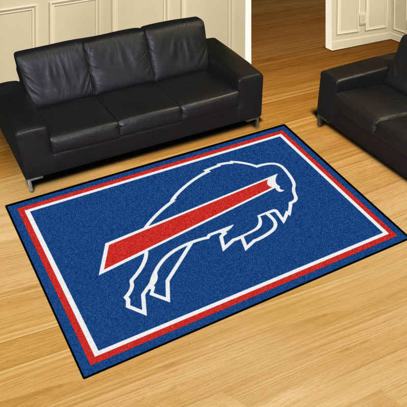 Buffalo Bills NFL 5x8 Plush Rugs