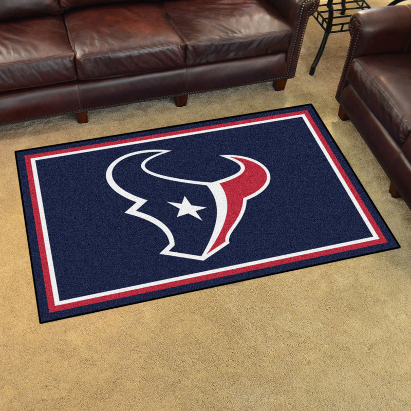 Houston Texans NFL 4x6 Plush Rugs