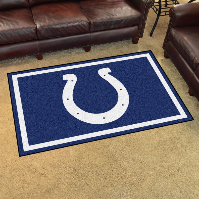 Indianapolis Colts NFL 4x6 Plush Rugs