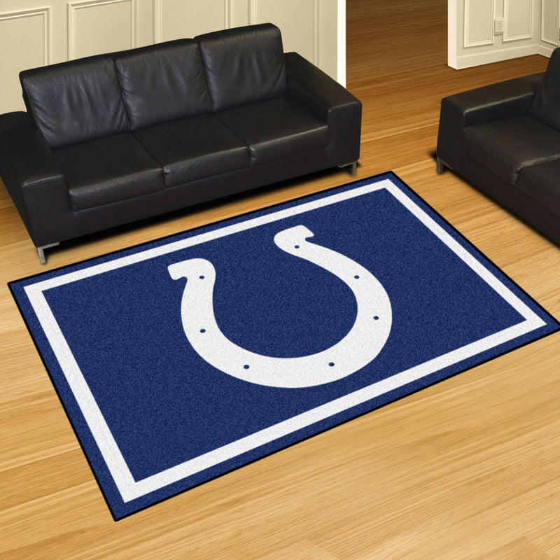 Indianapolis Colts NFL 5x8 Plush Rugs