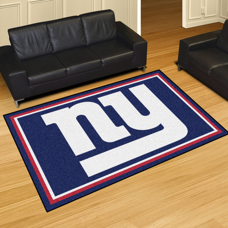 New York Giants NFL 5x8 Plush Rugs