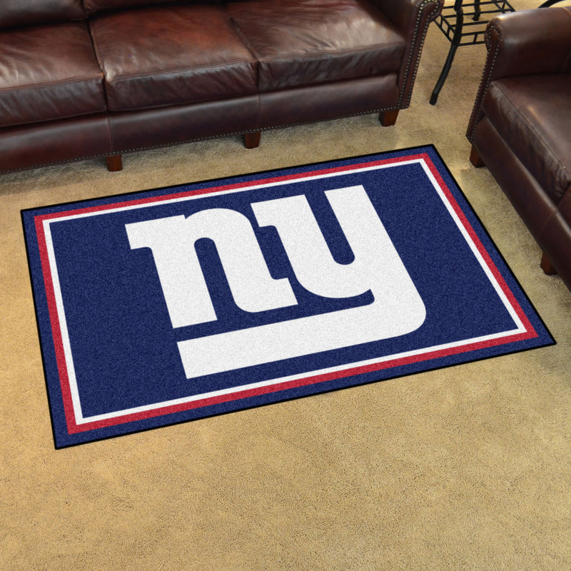 New York Giants NFL 4x6 Plush Rugs
