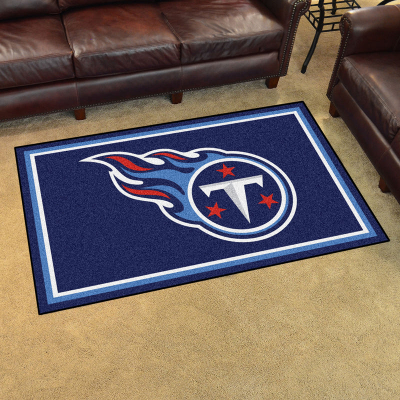 Tennessee Titans NFL 4x6 Plush Rugs