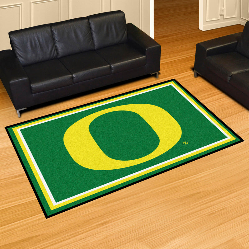 University of Oregon Collegiate 5x8 Plush Rug