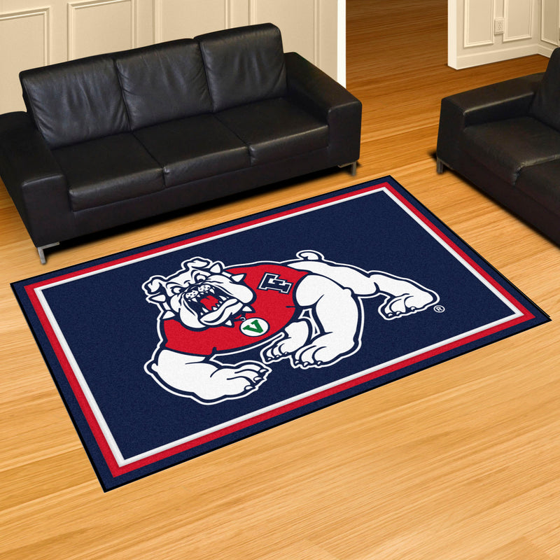 Fresno State Collegiate 5x8 Plush Rug