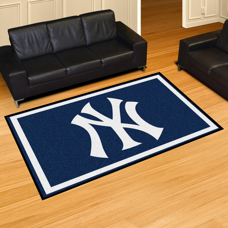 New York Yankees MLB 5x8 Plush Rugs