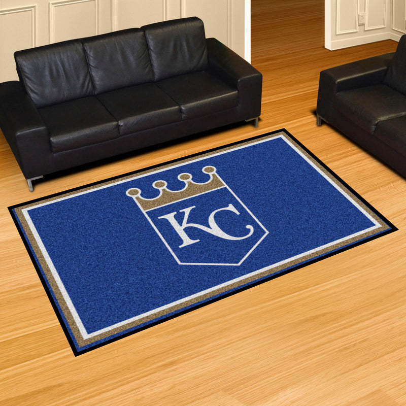 Kansas City Royals MLB 5x8 Plush Rugs