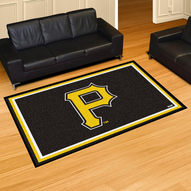 Pittsburgh Pirates MLB 5x8 Plush Rugs