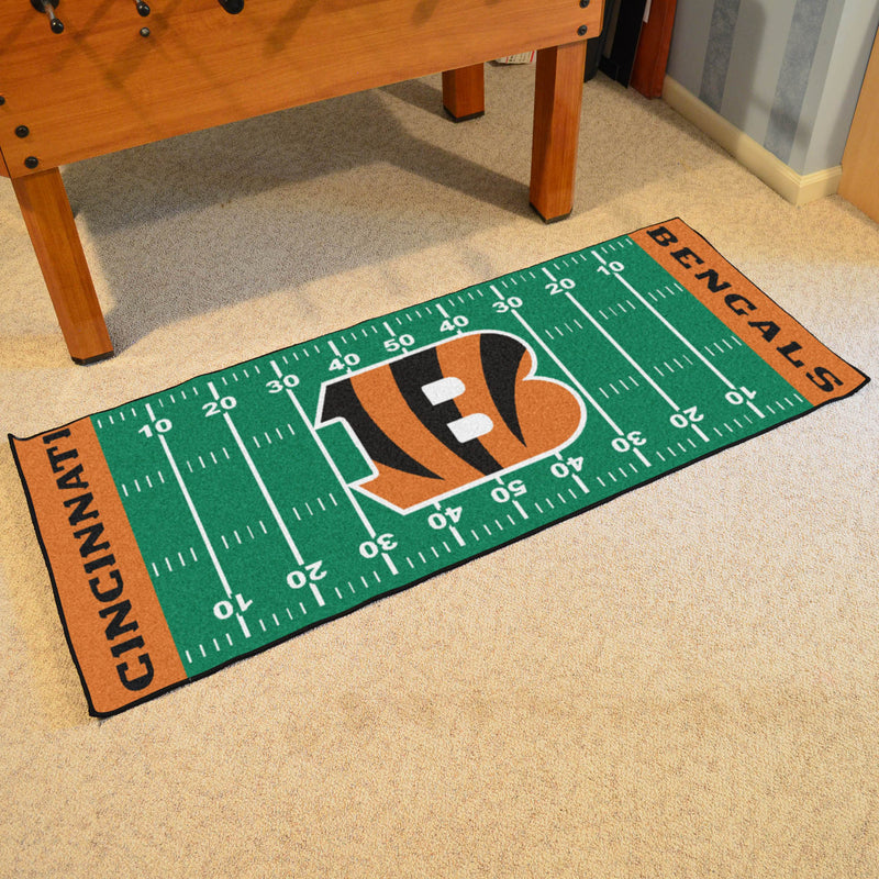 Cincinnati Bengals NFL Football Field Runner Mats