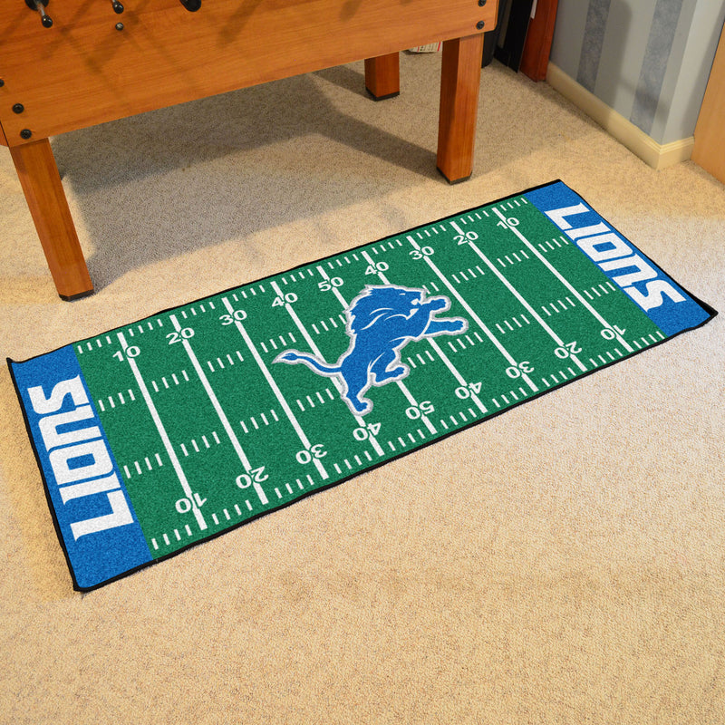 Detroit Lions NFL Football Field Runner Mats