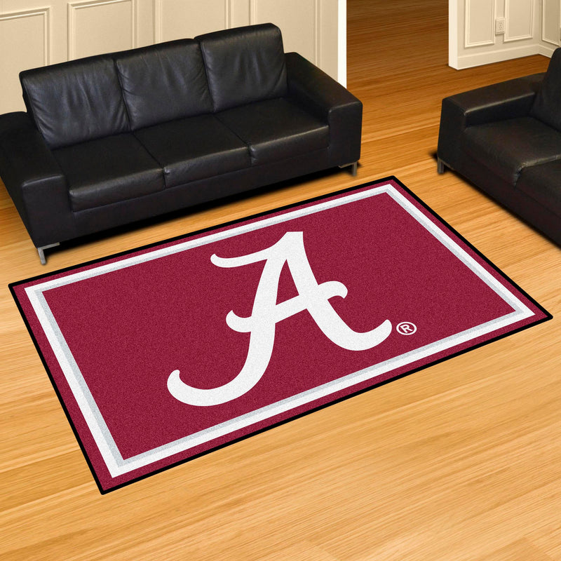 University of Alabama Collegiate 5x8 Plush Rug