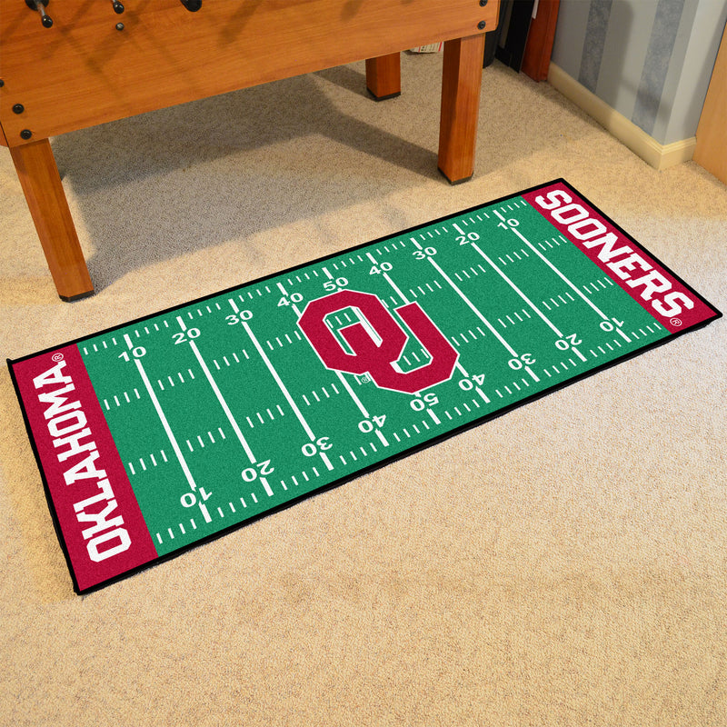 University of Oklahoma Collegiate Football Field Runner Mat