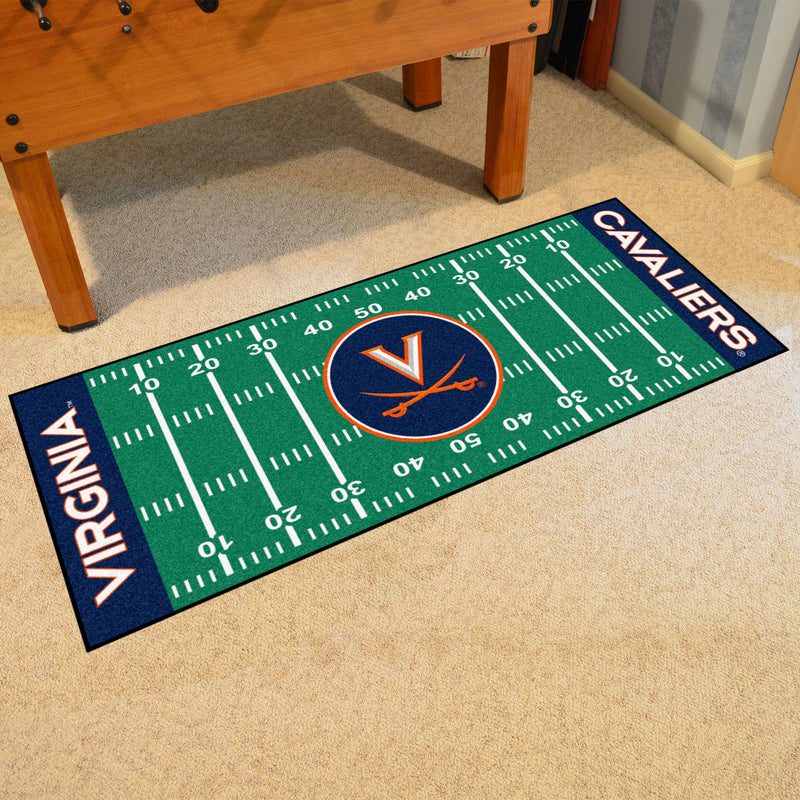 University of Virginia Collegiate Football Field Runner Mat