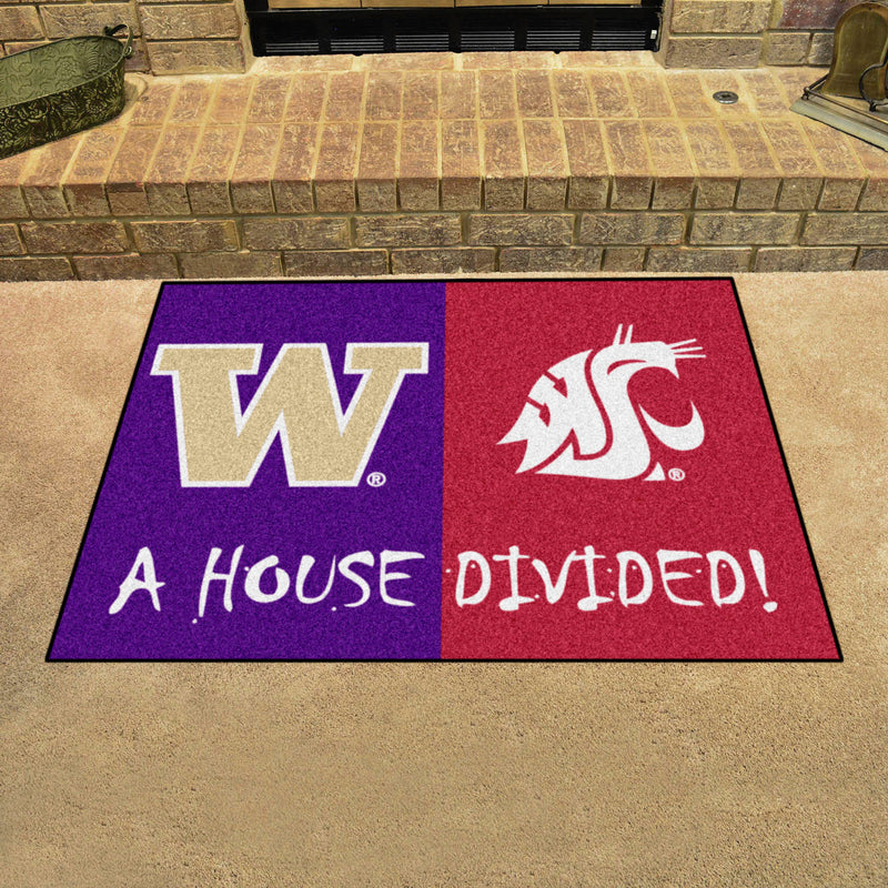 House Divided - Washington / Washington State Collegiate Mat