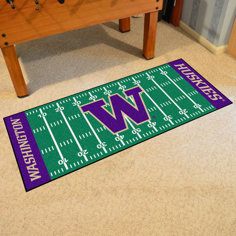 University of Washington Collegiate Football Field Runner Mat