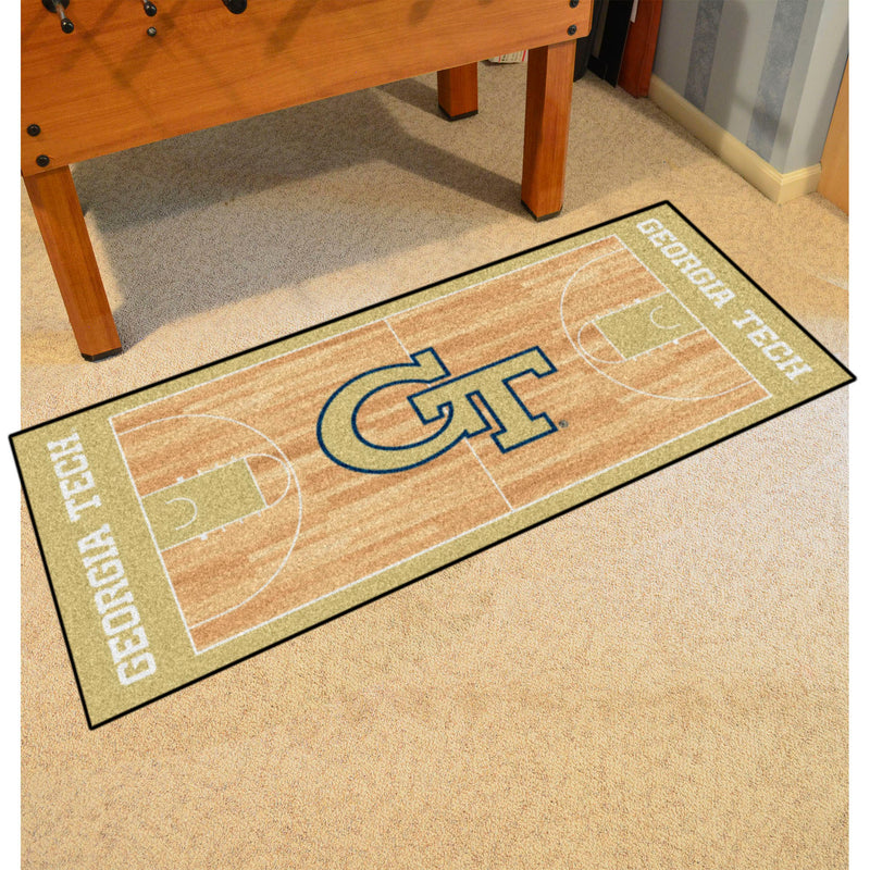 Georgia Tech Collegiate NCAA Basketball Runner Mat