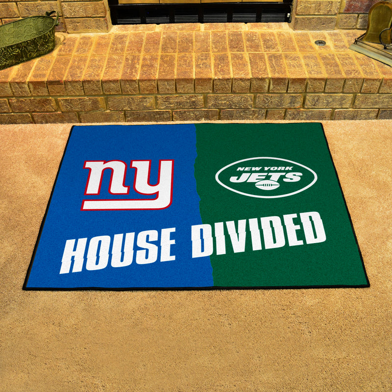 House Divided - Giants / Jets NFL Mats