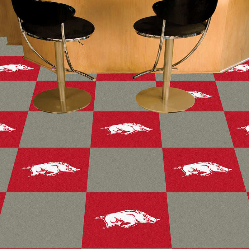 University of Arkansas Collegiate Team Carpet Tiles