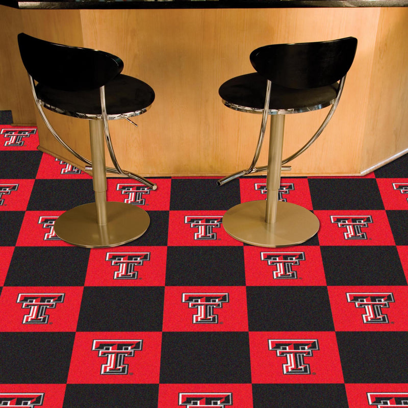 Texas Tech University Collegiate Team Carpet Tiles