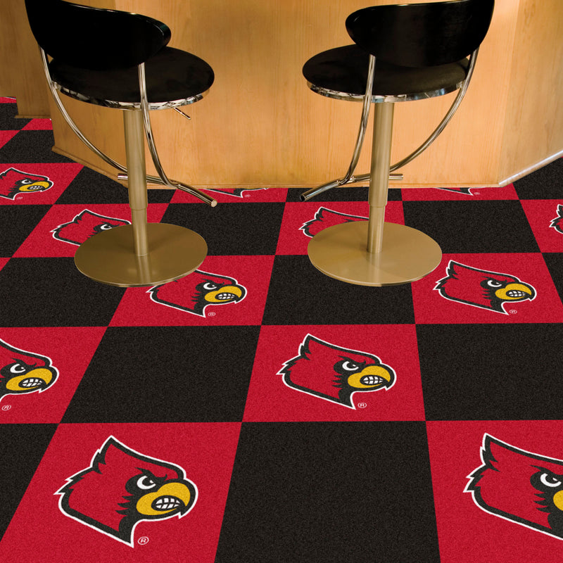 University of Louisville Collegiate Team Carpet Tiles