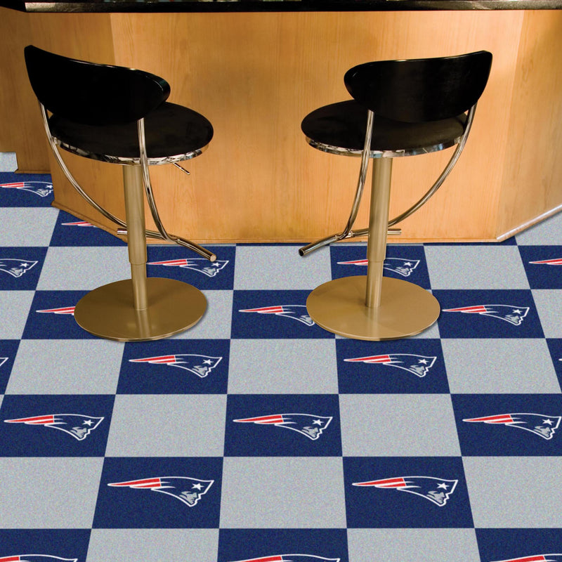 New England Patriots NFL Team Carpet Tiles