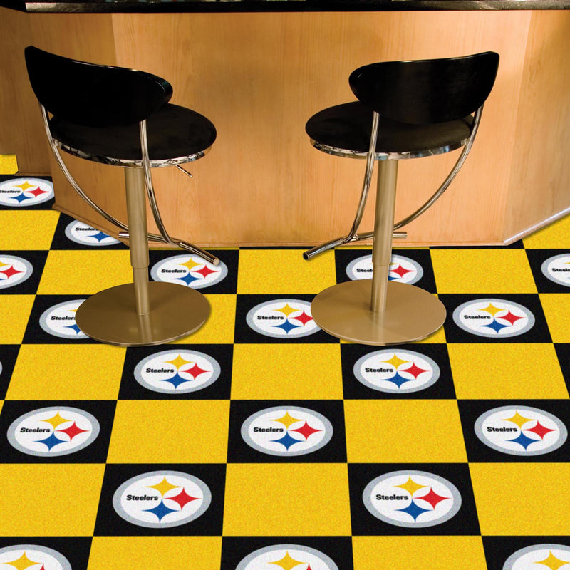 Pittsburgh Steelers NFL Team Carpet Tiles