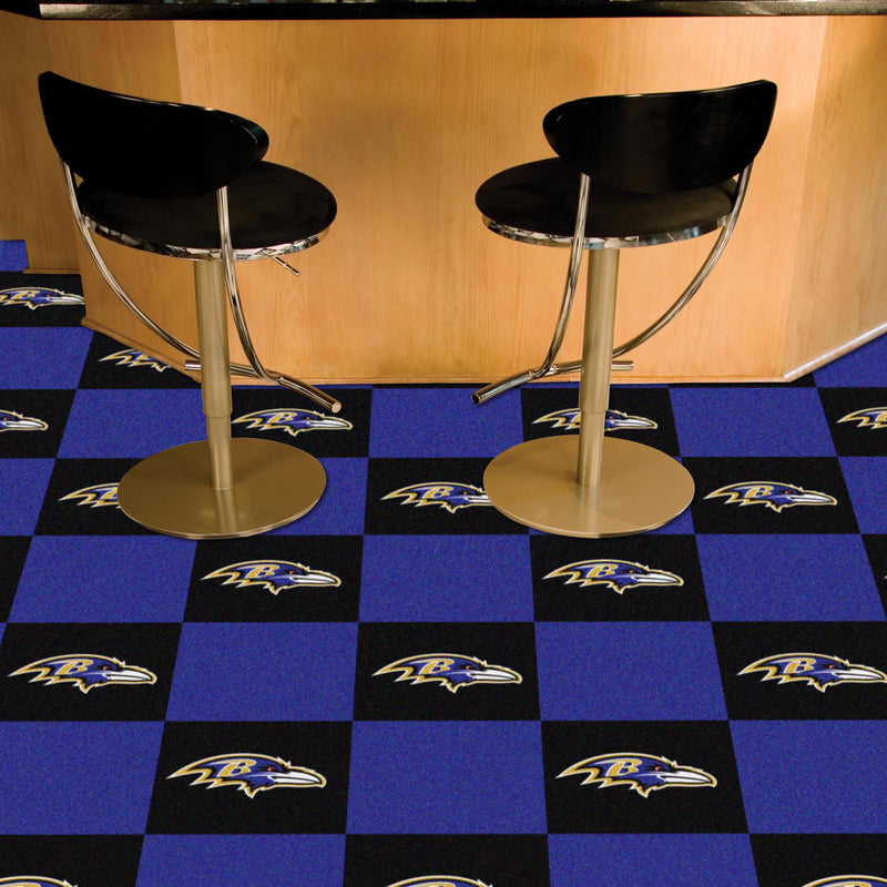 Baltimore Ravens NFL Team Carpet Tiles