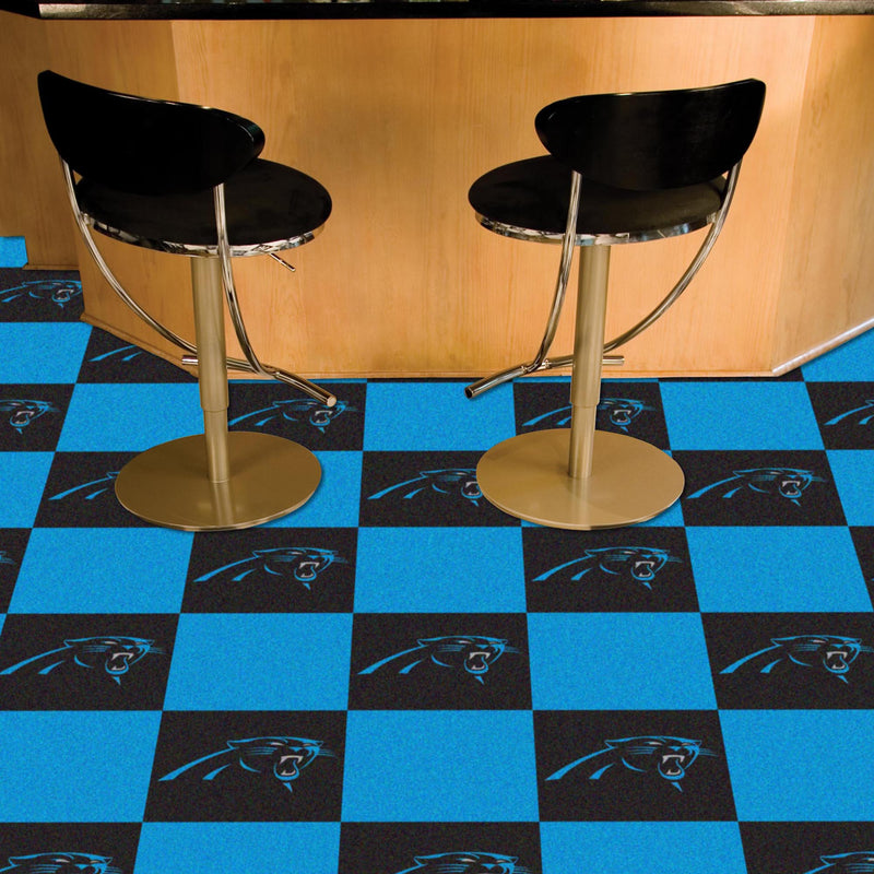 Carolina Panthers NFL Team Carpet Tiles