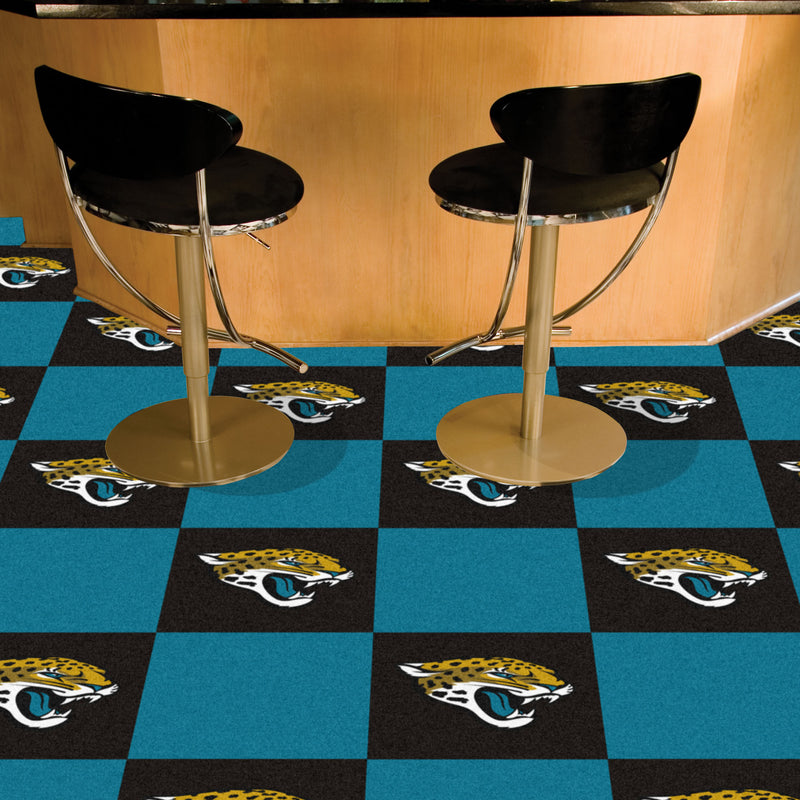Jacksonville Jaguars NFL Team Carpet Tiles