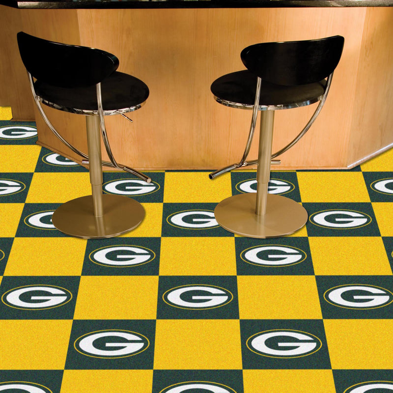 Green Bay Packers NFL Team Carpet Tiles