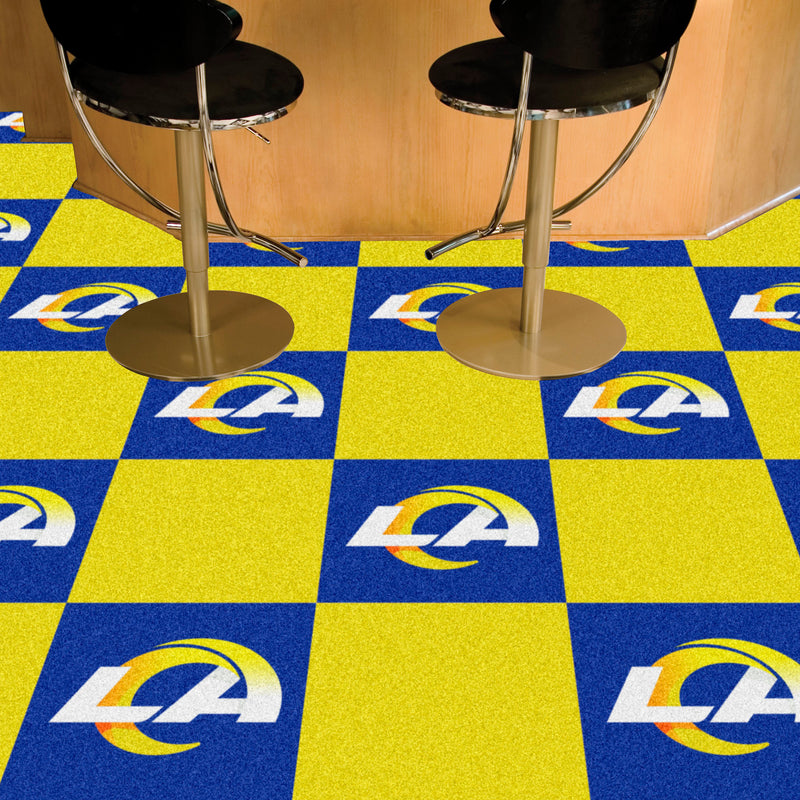 Los Angeles Rams NFL Team Carpet Tiles
