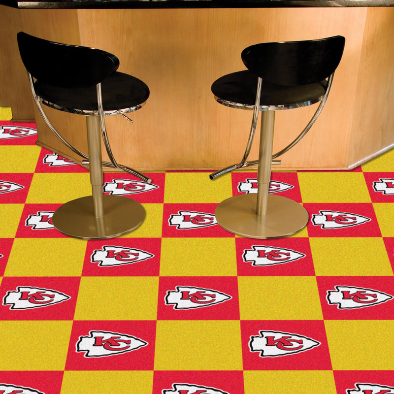 Kansas City Chiefs NFL Team Carpet Tiles