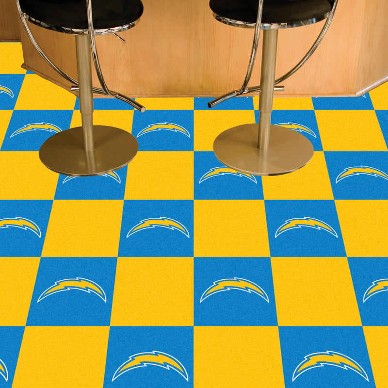 Los Angeles Chargers NFL Team Carpet Tiles