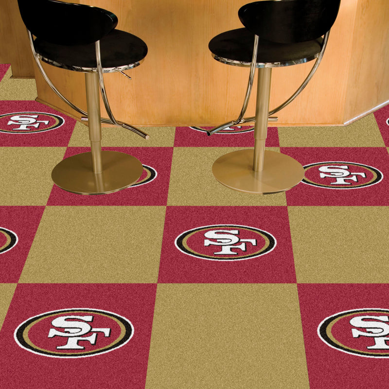 San Francisco 49ers NFL Team Carpet Tiles