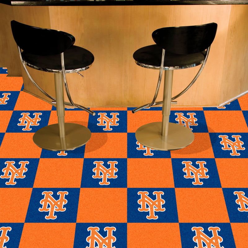 New York Mets MLB Team Carpet Tiles