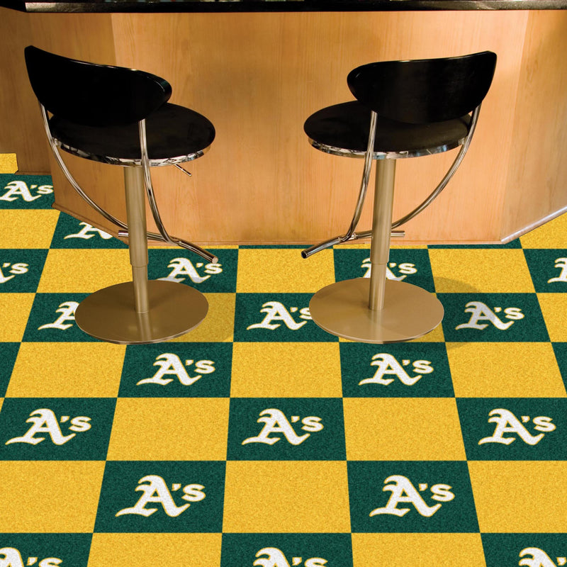 Oakland Athletics MLB Team Carpet Tiles