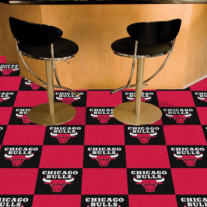 Chicago Bulls NBA Team Carpet Tiles