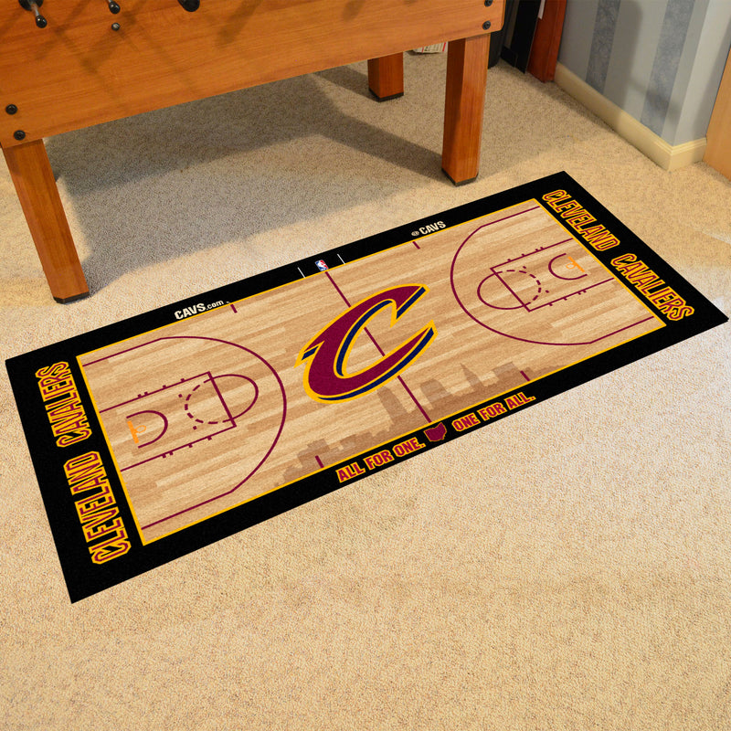 Cleveland Cavaliers NBA Court Large Runner
