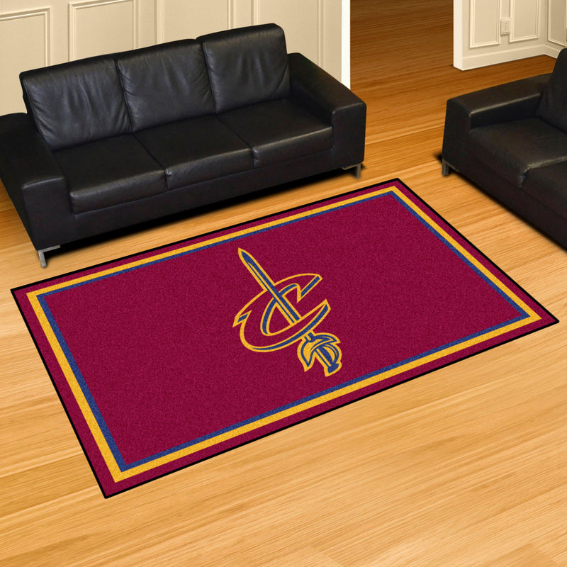 Cleveland Cavaliers NBA 5x8 Plush Rug