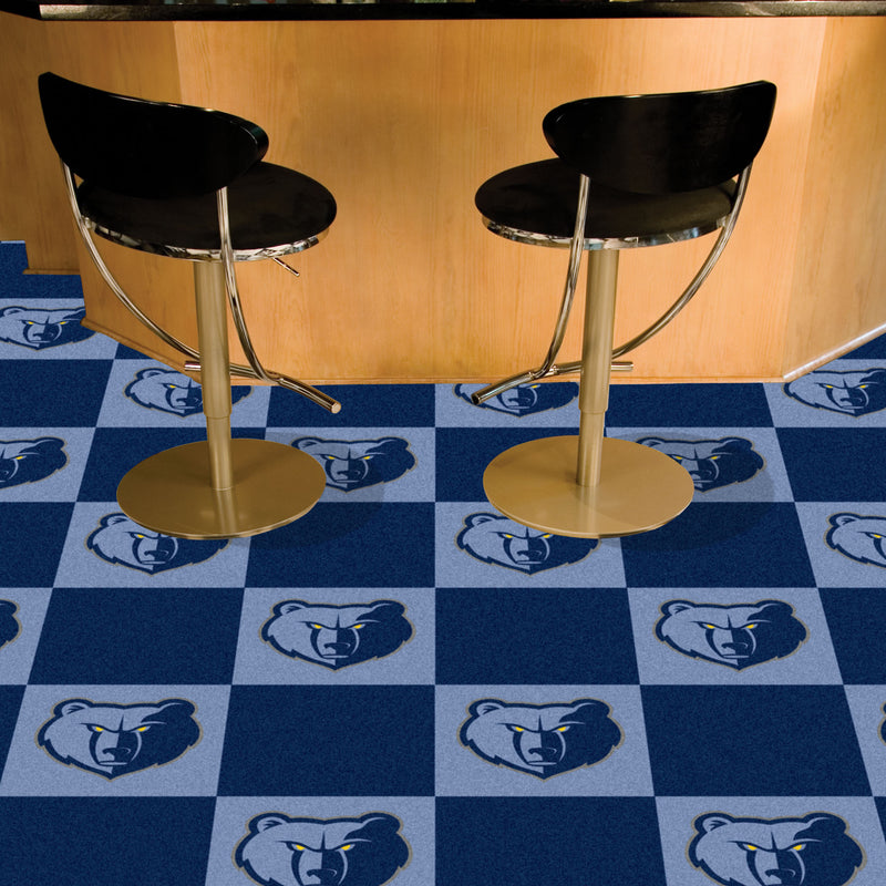 Memphis Grizzlies NBA Team Carpet Tiles