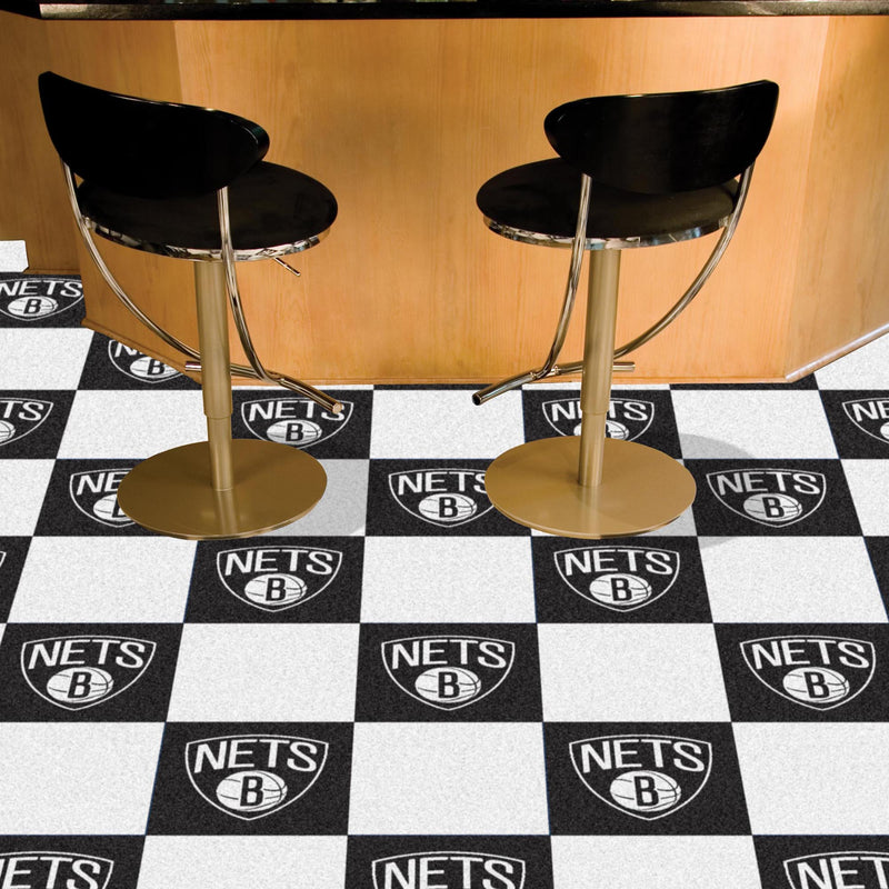 Brooklyn Nets NBA Team Carpet Tiles
