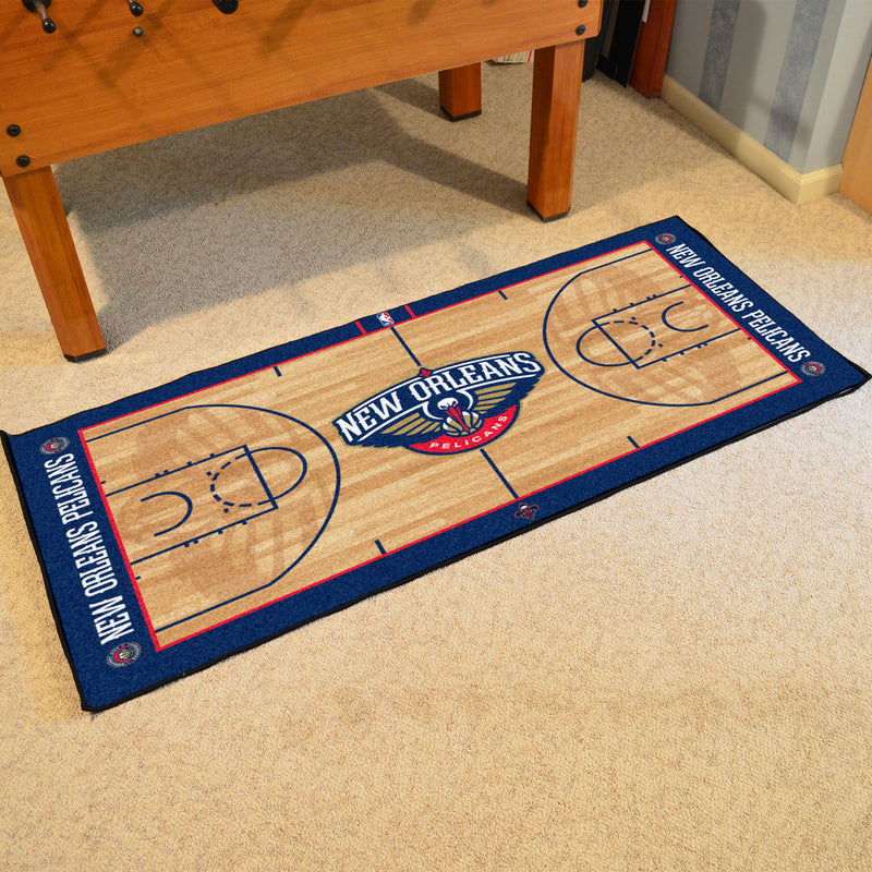 New Orleans Pelicans NBA Court Large Runner