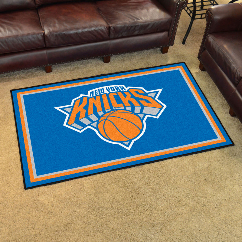 New York Knicks NBA 5x8 Plush Rug